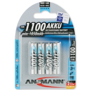 Ansmann 1100 mAH AAA Rechargeable Batteries