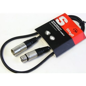 Stagg 3' Mic Cable XLRM-XLRF