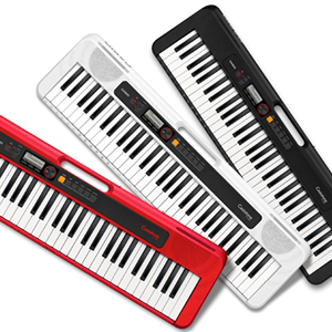 Casio Casiotone CTS200 61-key Portable Arranger Keyboard Red