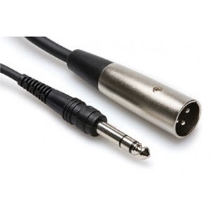 Hosa Molded Balanced 1/4" Male to XLR Male- 15FT