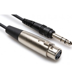 Hosa 3' CABLE 1/4" TRS - XLR3F