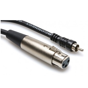 Hosa XLR Female to RCA Male-Multiple Lengths