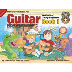 Progressive Guitar Method for the Young Beginner Book 1 with CD/DVD