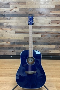 Dean AXS Quilted Ash Trans Blue