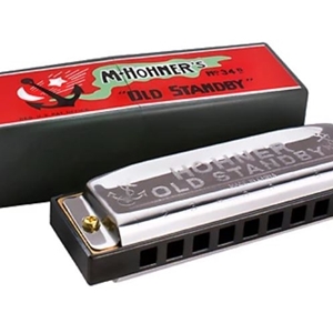 Hohner Old Stanby Diatonic Harmonica, Key of Bb