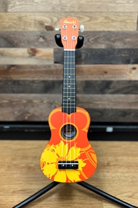 Orange Flower Soprano Ukulele