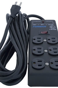 Furman 6-outlet Surge Suppressor Strip w/15' Cord