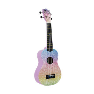 Amahi Glitter Rainbow Ukulele - Soprano