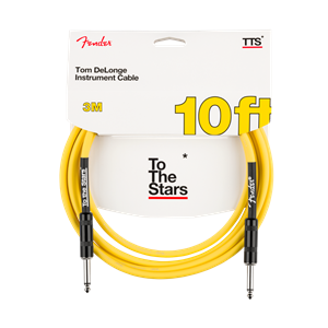 Fender Tom DeLonge To The Stars Instrument Cable 10ft - Graffiti Yellow
