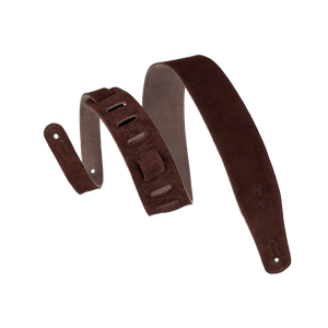 Levy's Simply Suede Series Guitar/Bass Strap - Brown