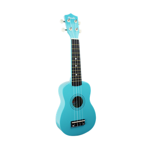 Amahi Jelly Bean Ukulele Glacier Blueberry - Soprano