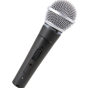 Shure SM58S Cardioid Dynamic Microphone w/ On-Off Switch