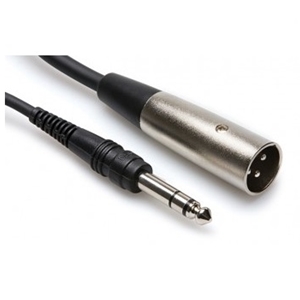 Hosa Molded Balanced 1/4" Male to XLR Male- 15FT