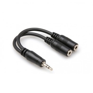 Hosa YMM232 Y-Cable, 3.5mm Stereo to Dual 3.5mm Stereo Female