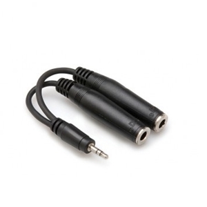 Hosa YMP233 Y-Cable, 3.5mm Stereo to 1/4" Stereo Female