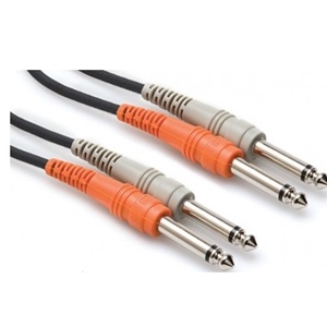 Hosa Dual 1/4" Cables- 6M