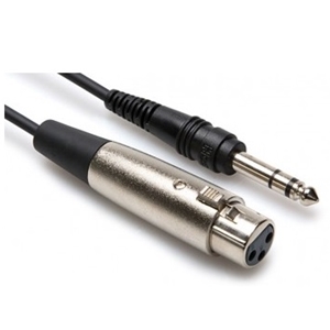 Hosa 3' CABLE 1/4" TRS - XLR3F