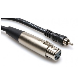 Hosa XLR Female to RCA Male-Multiple Lengths