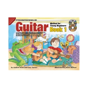 Progressive Guitar Method for the Young Beginner Book 1 with CD/DVD