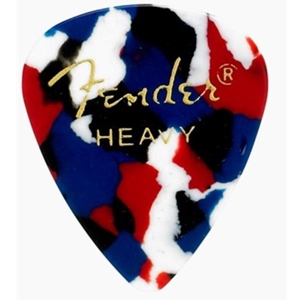 Fender® 351 Shape Standard Pick Pack- Heavy Confetti