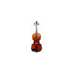 200 Series 4/4 Violin Outfit Medium Flame Back, Carbon Fiber Bow & Plywood Case