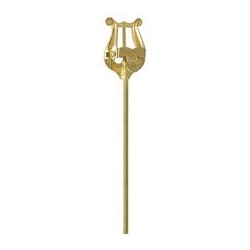 Straight Trumpet Lyre Gold