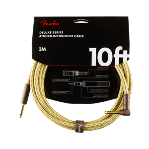 Fender Deluxe Series Instrument Cable 10ft - Tweed